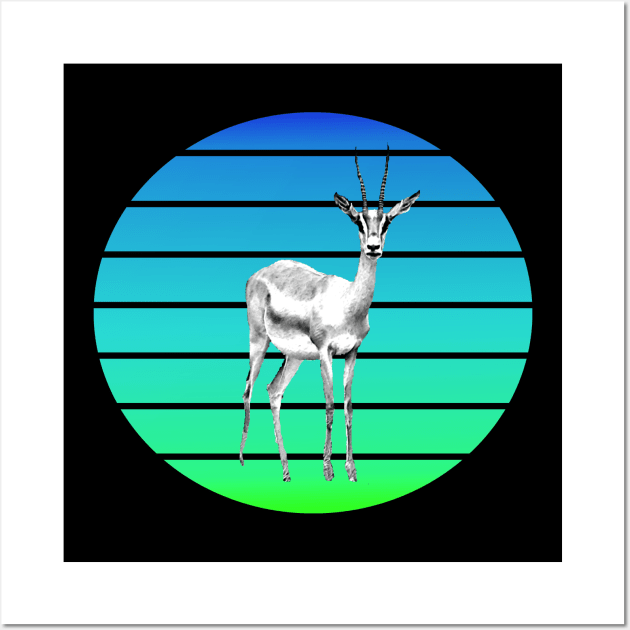 Antelope in Kenya Africa Wall Art by T-SHIRTS UND MEHR